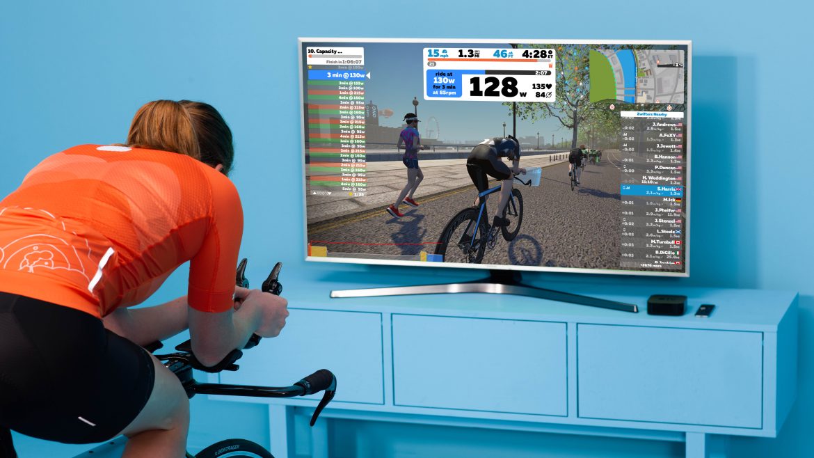 Application Home trainer Zwift
